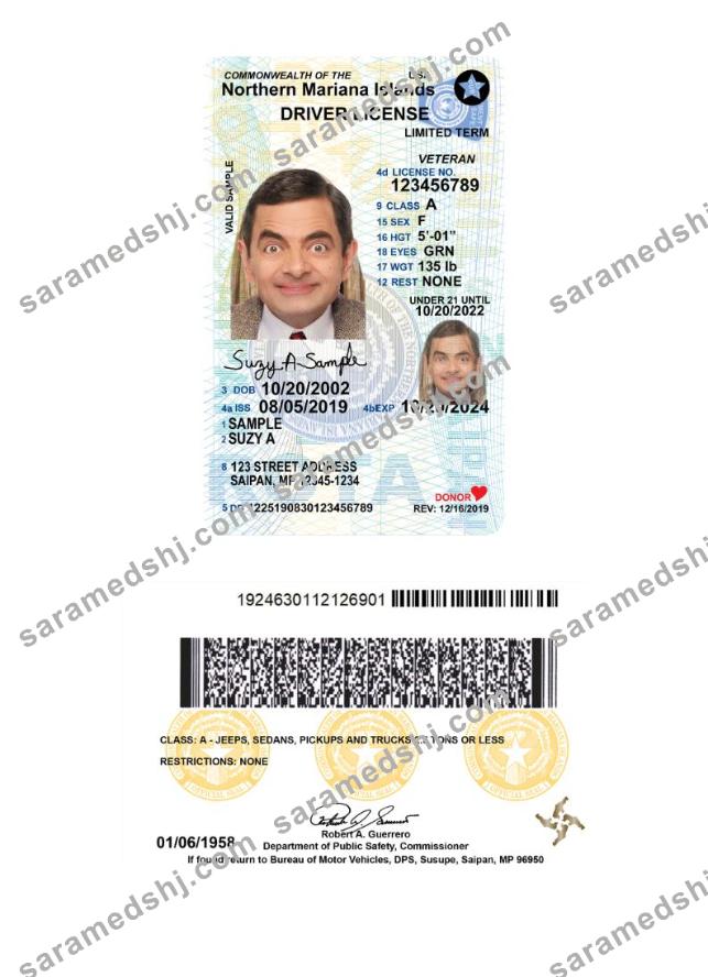 USA Northern Mariana Islands under 21 driving license 2019-present